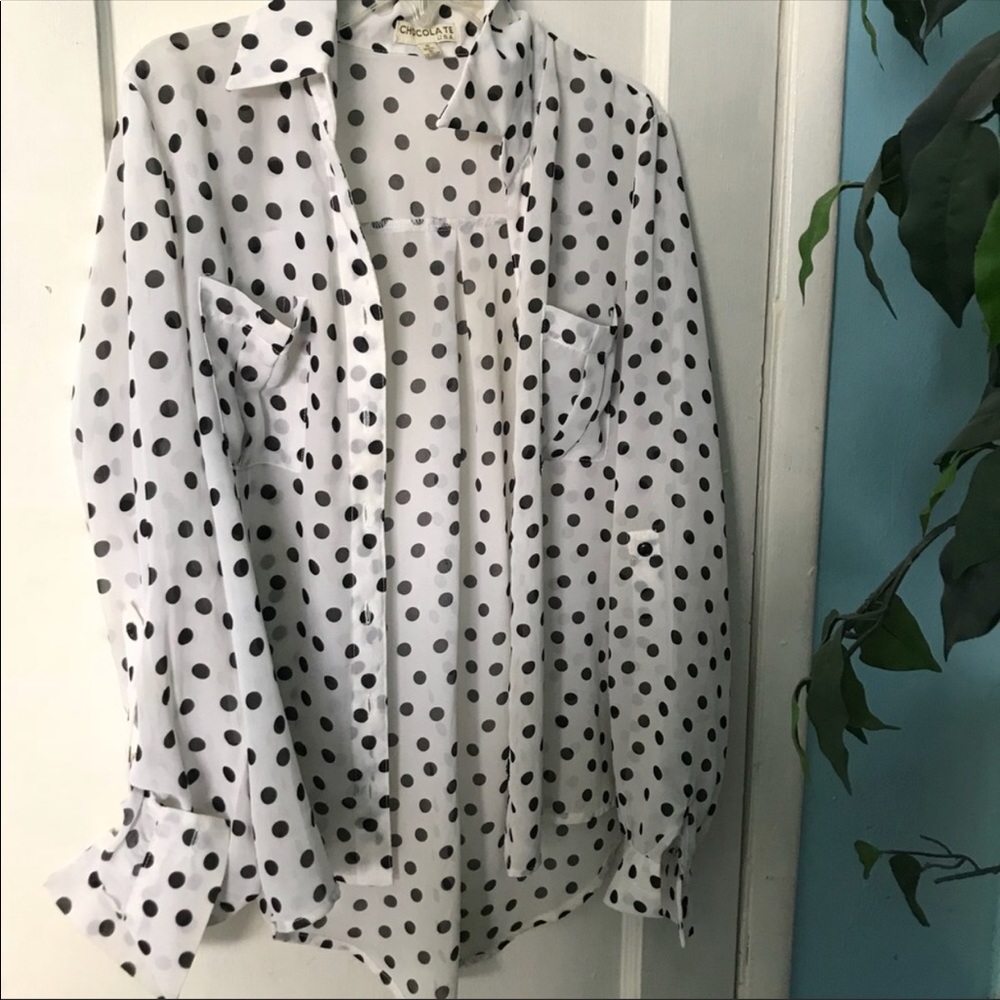 Polka dot top